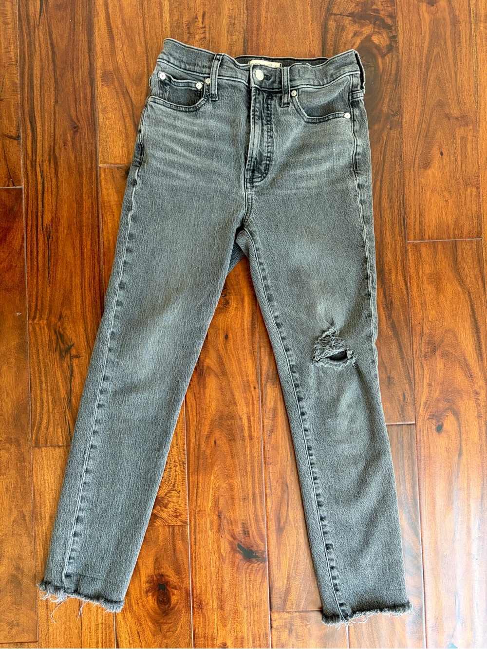 Madewell | Women's | The Perfect Vintage Jean High-Rise Gray Distressed | 25